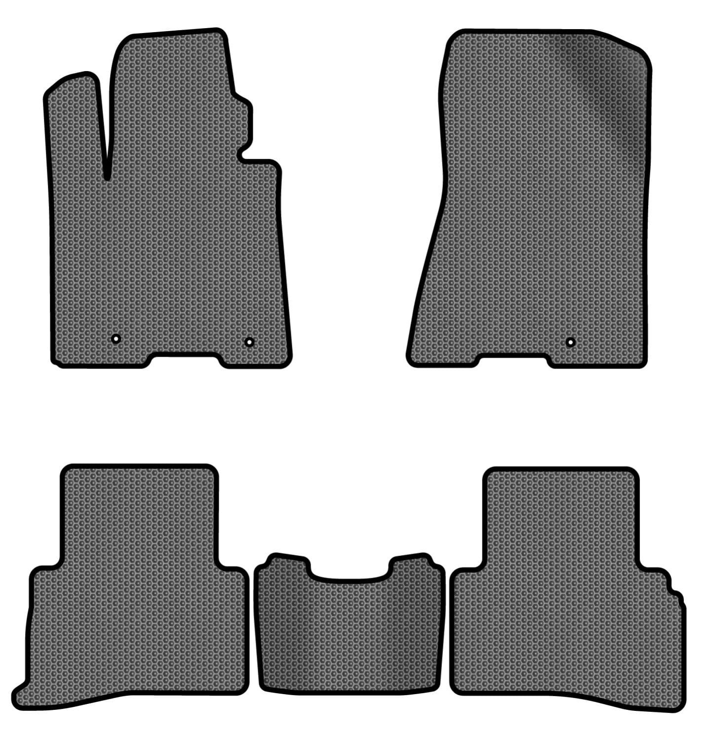 EVA коврики в салон авто EVAtech для Sportage (QL) Kia 2016-2021 4 поколение SUV EU (KI1358C5LA3SGB)