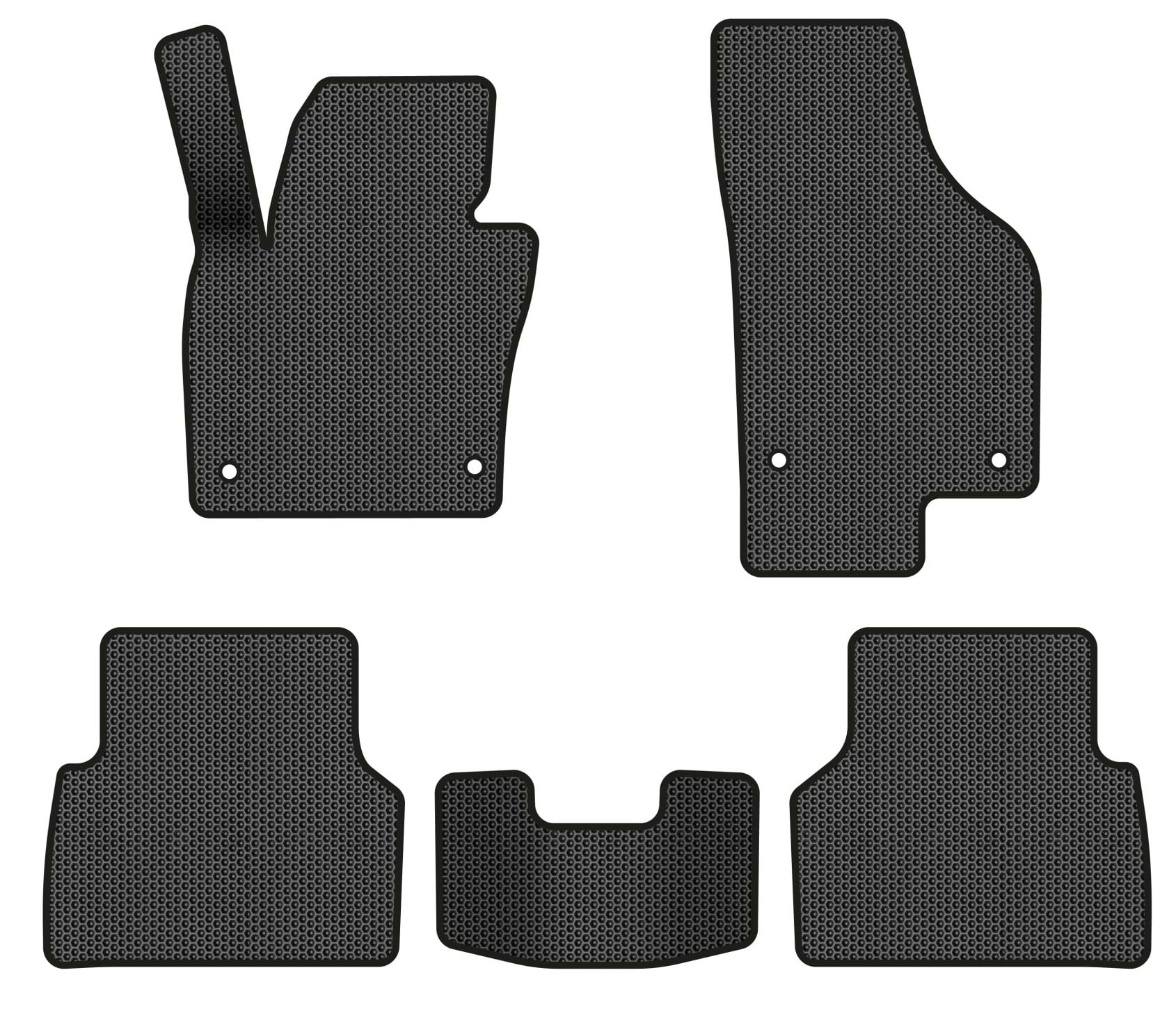 EVA коврики в салон авто EVAtech для Tiguan (NF) AT Volkswagen 2007-2018 1 поколение SUV EU (VW32872CRG5AV4SBB)