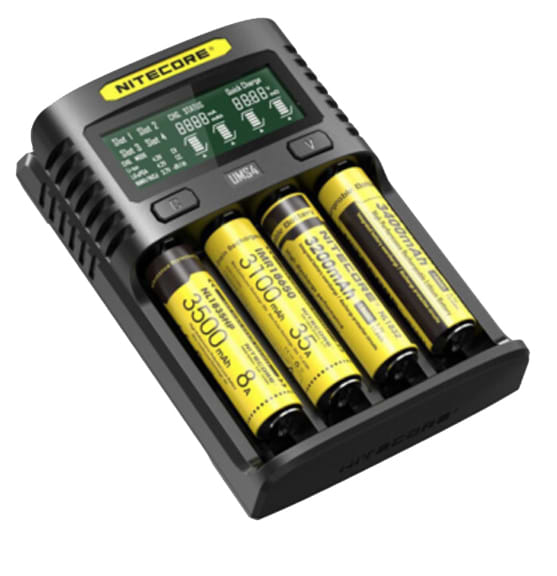 З/устройство для аккумуляторов AA/AAA Nitecore UM4 Digicharger (11434)