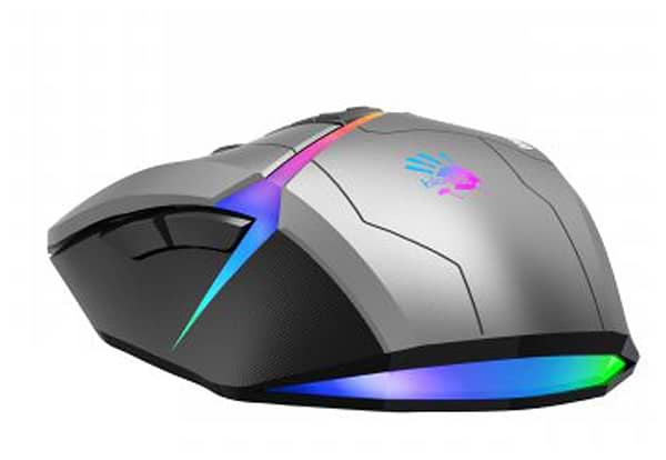 Фото - Мышь проводная игровая Bloody W60 Max (Gun Grey)