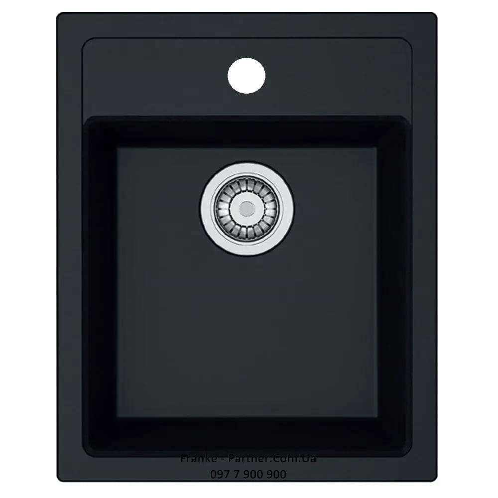 Мийка кухонна Franke Sirius SID 610-40 Чорний Матовий (114.0497.988) - Фото 1