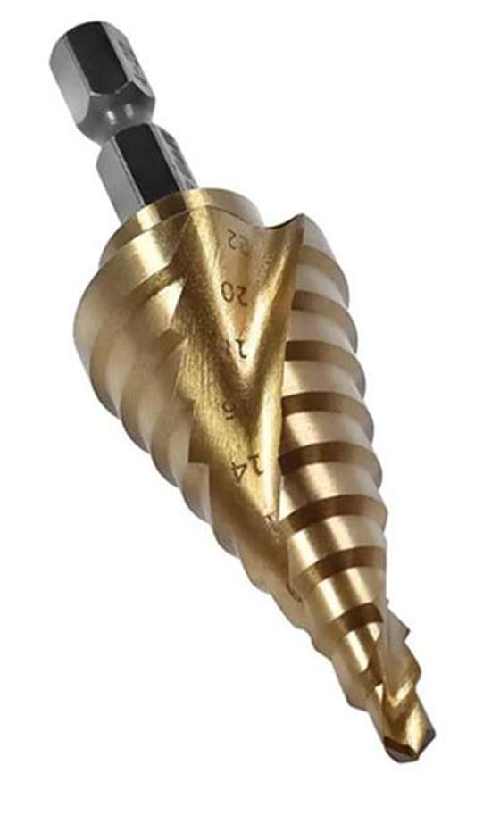 Свердло S&R 4-40 мм HSS-TiN (109440102)