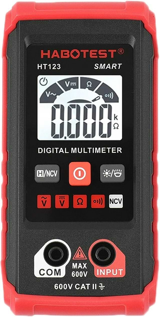 Вимірювальний пристрій Habotest DC600V, AC600V (HT123) - Фото 1