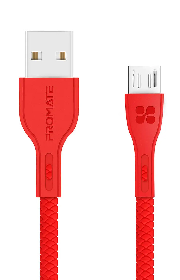 Кабель Promate Powerbeam-m Red