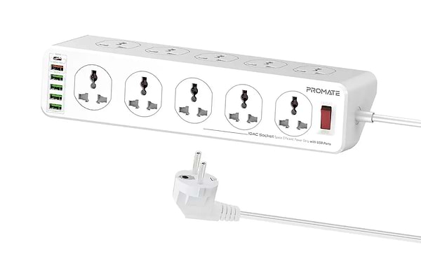 Фото - Сетевой фильтр Promate Powermatrix-5m.eu