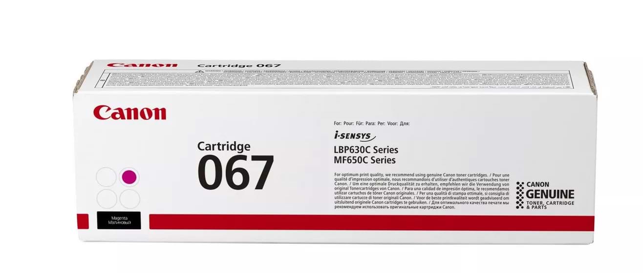 Картридж для лазерных принтеров/МФУ Canon 067 MF651Cw/MF655Cdw/MF657Cdw/LBP631Cw/LBP633Cdw Magenta (5100C002) - Фото 1
