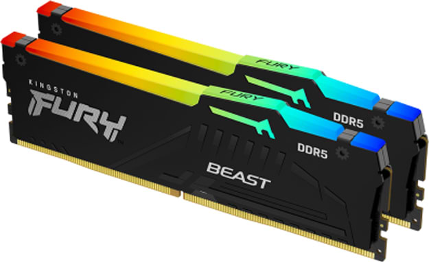 Память DDR Kingston DDR5 32GB 5600 MHzFury Beast RGB (KF556C36BBEAK2-32)