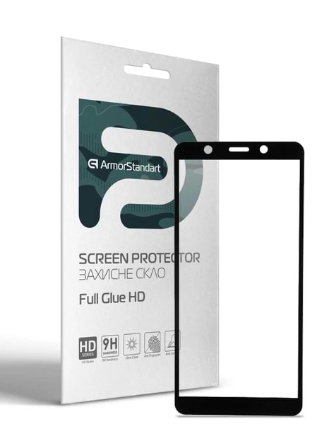 Захисне скло для смартфону Armorstandart Full Glue HD for TECNO POP 4 (BС2) Black (ARM65103)