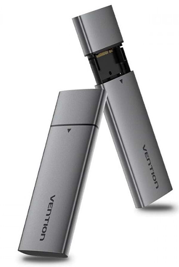 Фото - Внешний карман Vention M.2 NVME M-key USB Type-C 3.2 Gray (KPGH0)