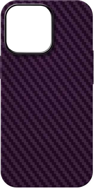 Чохол для смартфону
 Armorstandart LikeCarbon MagCase for Apple iPhone 14 Pro Max Purple (ARM69205) - Фото 1