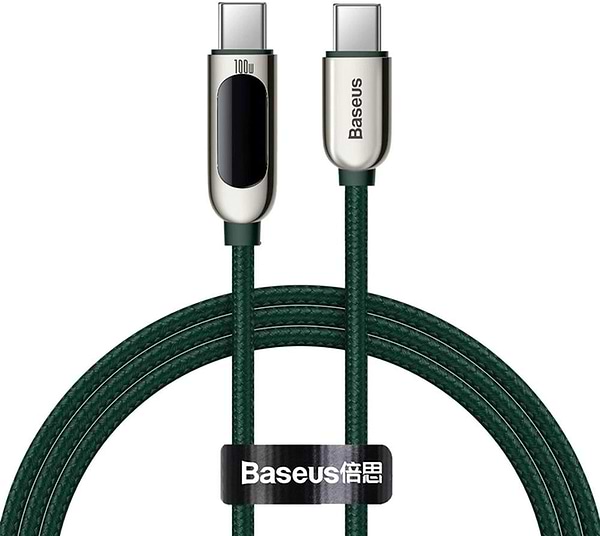 Фото - Перехідник Baseus Display Fast Charging USB-C-USB-C 100W 2m Green (CATSK-C06) Фото - Перехідник Baseus Display Fast Charging USB-C-USB-C 100W 2m Green (CATSK-C06)