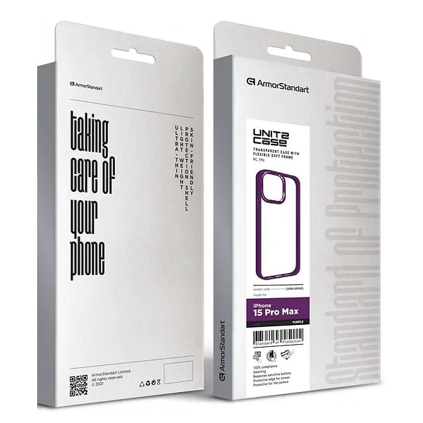 Фото - Чехол для смартфона Armorstandart UNIT2 for Apple iPhone 15 Pro Max Purple (ARM69990)