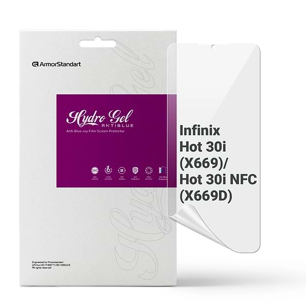 Фото - Захисна плівка для смартфону Armorstandart Anti-Blue for Infinix Hot 30i (X669) / Hot 30i NFC (X669D) (ARM68973) Фото - Захисна плівка для смартфону Armorstandart Anti-Blue for Infinix Hot 30i (X669) / Hot 30i NFC (X669D) (ARM68973)
