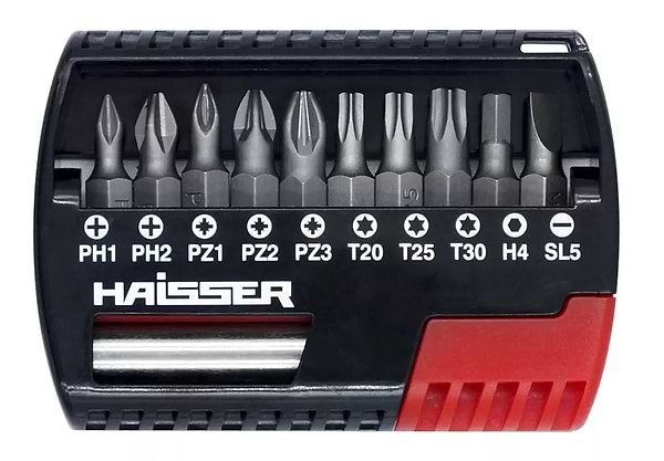 Фото - Біта для викрутки Haisser 11 шт.