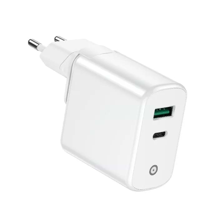 Сетевое зарядное устройство Infinix XC02 USB+PD 65W White