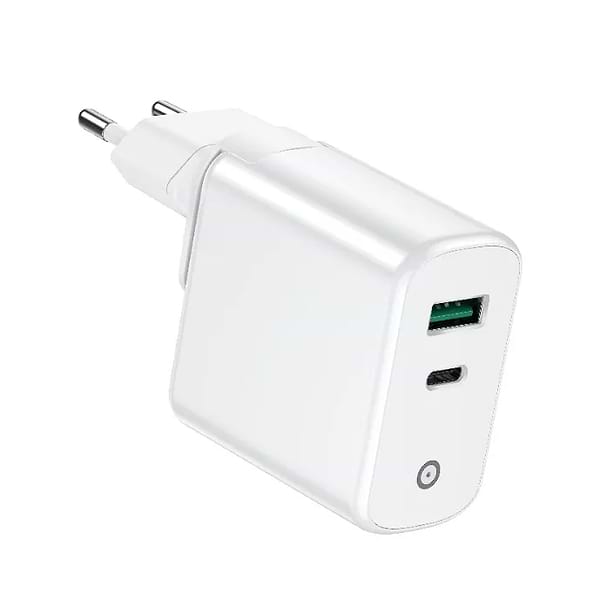 Фото - Мережевий зарядний пристрій Infinix XC02 USB+PD 65W White