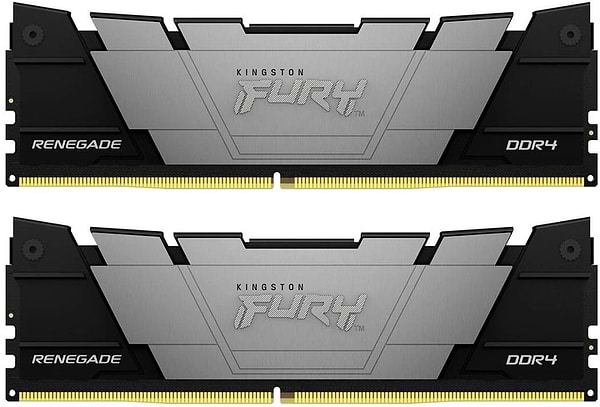 Фото - Память DDR Kingston Fury Renegade Black DDR4-3600 64GB (2x32GB) CL18-22-22 1.35V XMP (KF436C18RB2K2/64)
