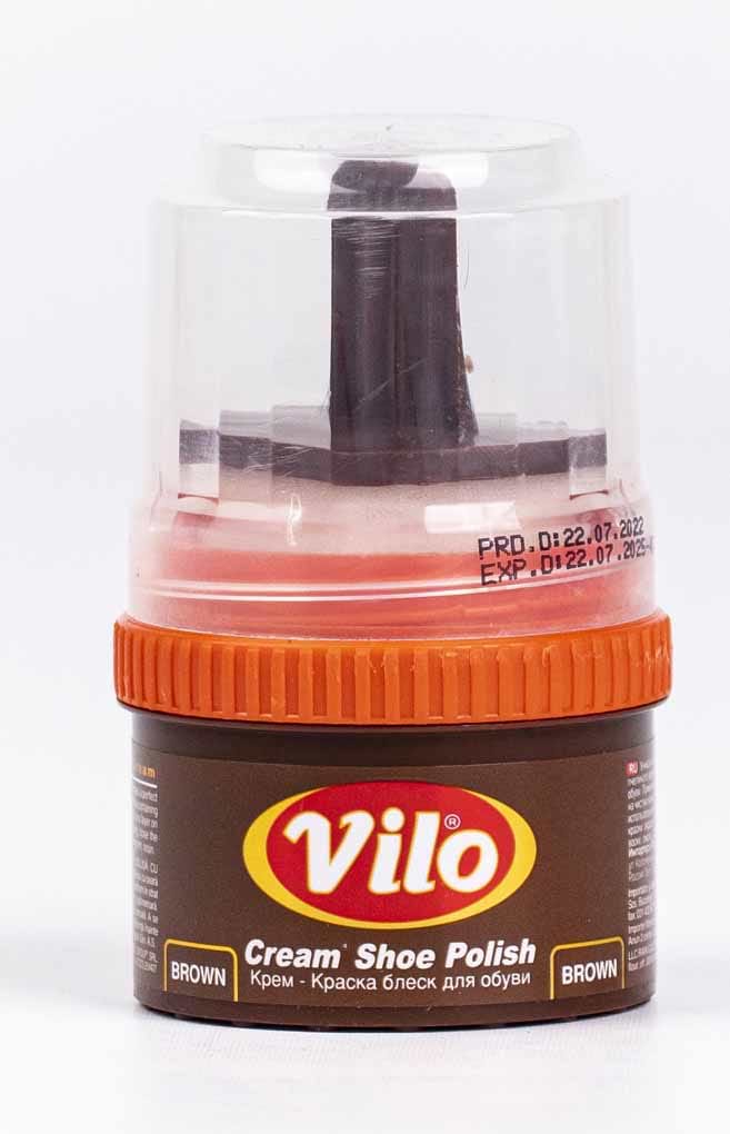 Блиск для взуття Vilo коричневий 60 мл (8697422820617)