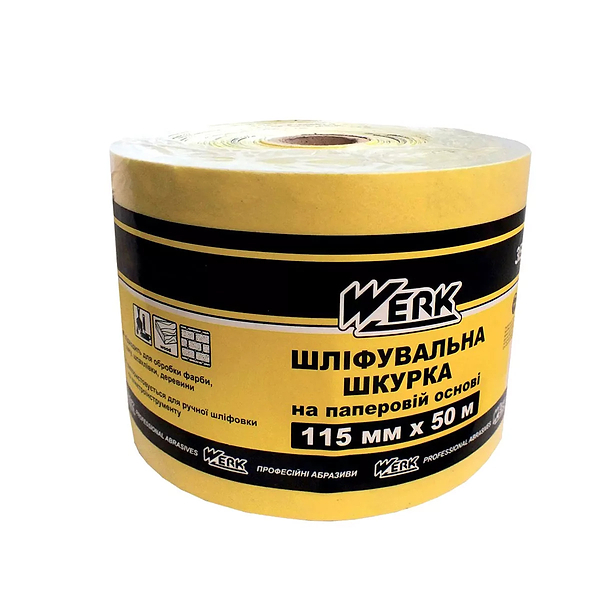 Фото - Лист шлифовальный Werk 115 ммх50 м 180 (WE107036/5131107)