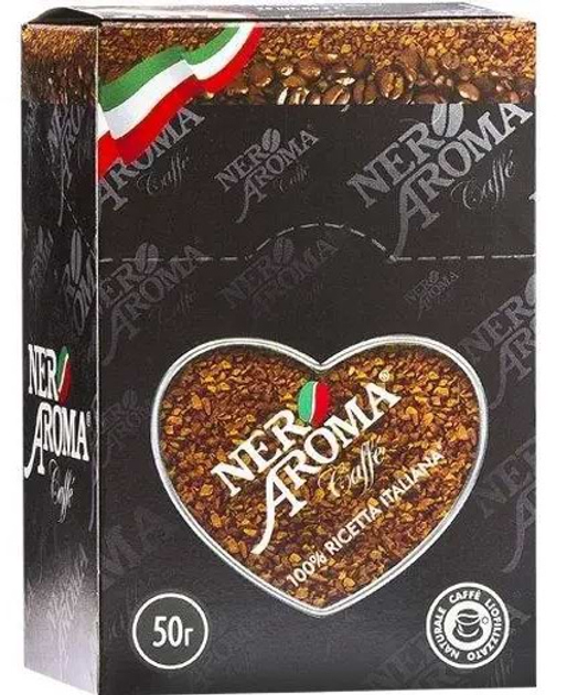 Кава розчинна Nero Aroma 2 г x 25 стіков (4820093483124) - Фото 1