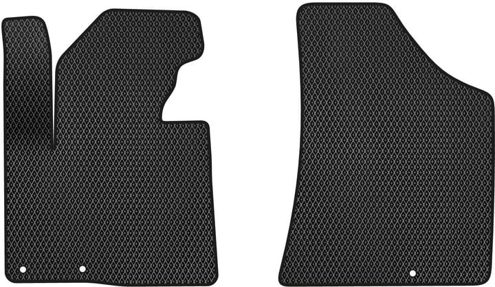 EVA коврики в салон авто передние EVAtech для Santa FE (CM) Restyling (Floor Gas Pedal) 5 seats Hyundai 2010-2012 2 поколение SUV USA HY13946AV2KD3RBB