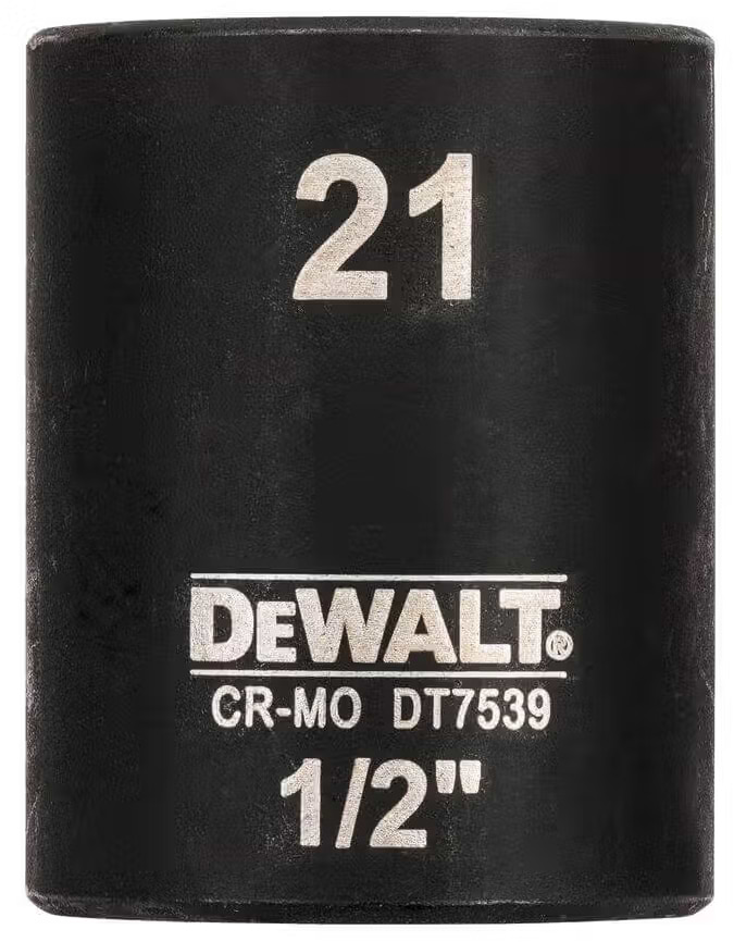 Торцева голівка DeWALT IMPACT 1/2 х 21 мм (DT7539)