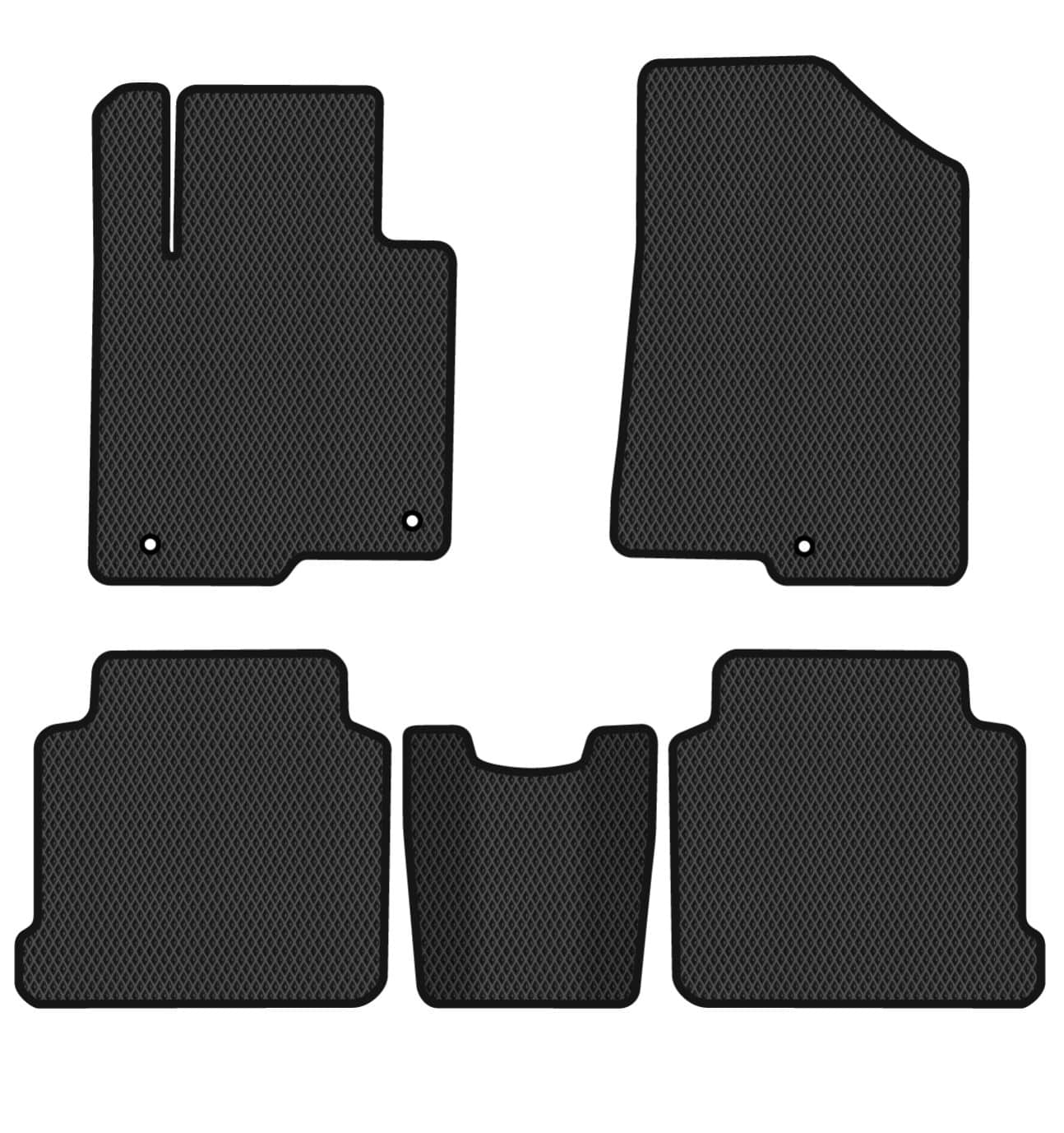 EVA коврики в салон авто EVAtech для Sonata (LF) Hyundai 2014-2019 7 поколение Sedan EU HY1509CV5KH3RBB