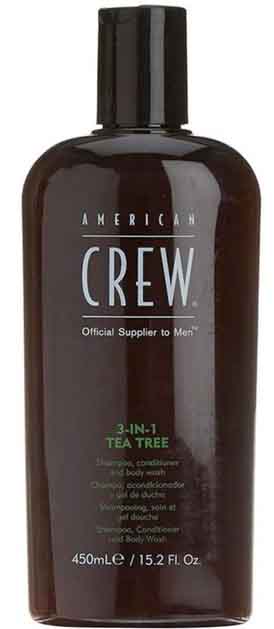 Шампунь чоловічий American Crew 3 в 1 Tea Tree Shampoo 0.45 л (669316214848)