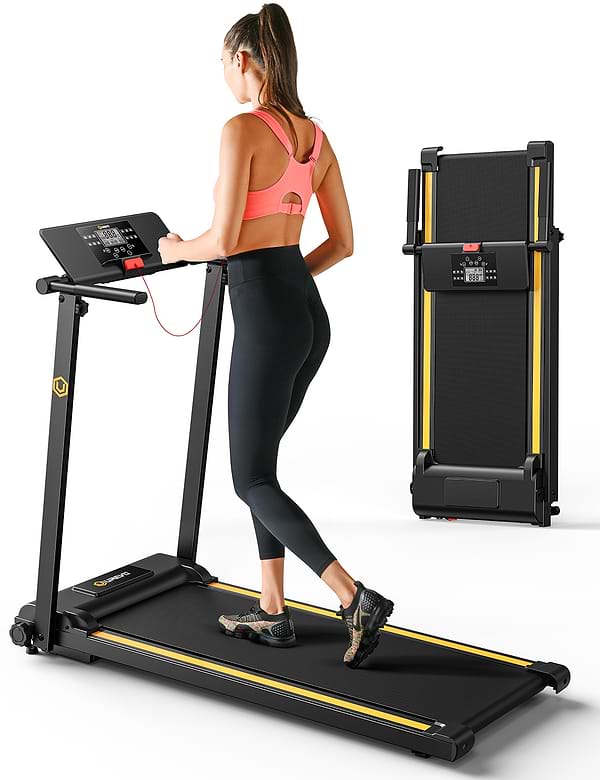 Фото - Бігова доріжка UREVO Foldi Mini black URTM006