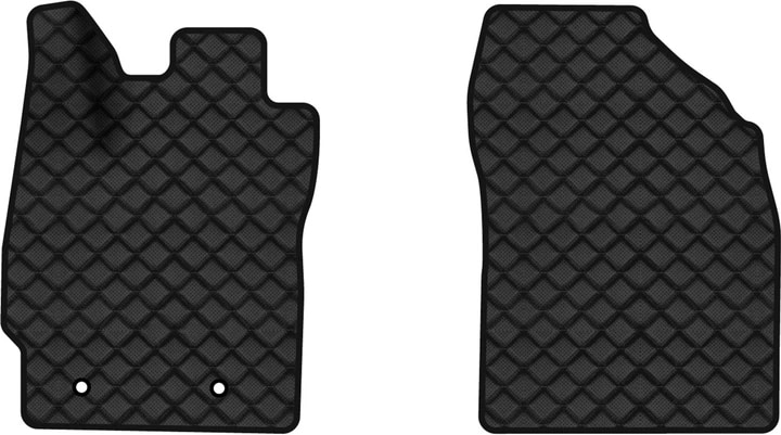 Килимки з екошкіри в салон авто передні EVAtech для Auris (E150) FWD 5-doors MT Toyota 2006-2012 1 покоління Htb EU TY3654AE2TL2BBB