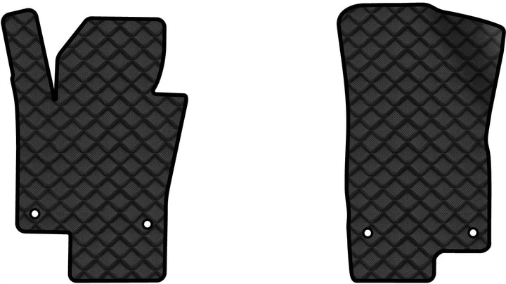 Килимки з екошкіри в салон авто передні EVAtech ECO для Passat (B6) (with armrest) Volkswagen 2005-2010 6 покоління Sedan EU VW3264AA2AV4BBB