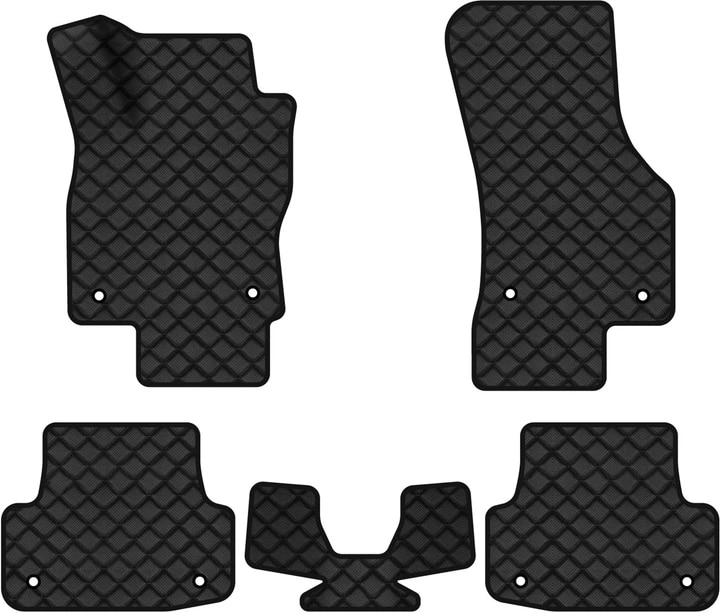 Коврики из экокожи в салон авто EVAtech ECO для A3 (8V) Audi 2012-2020 3 поколение Sedan USA AU33258CE5AV8BBB