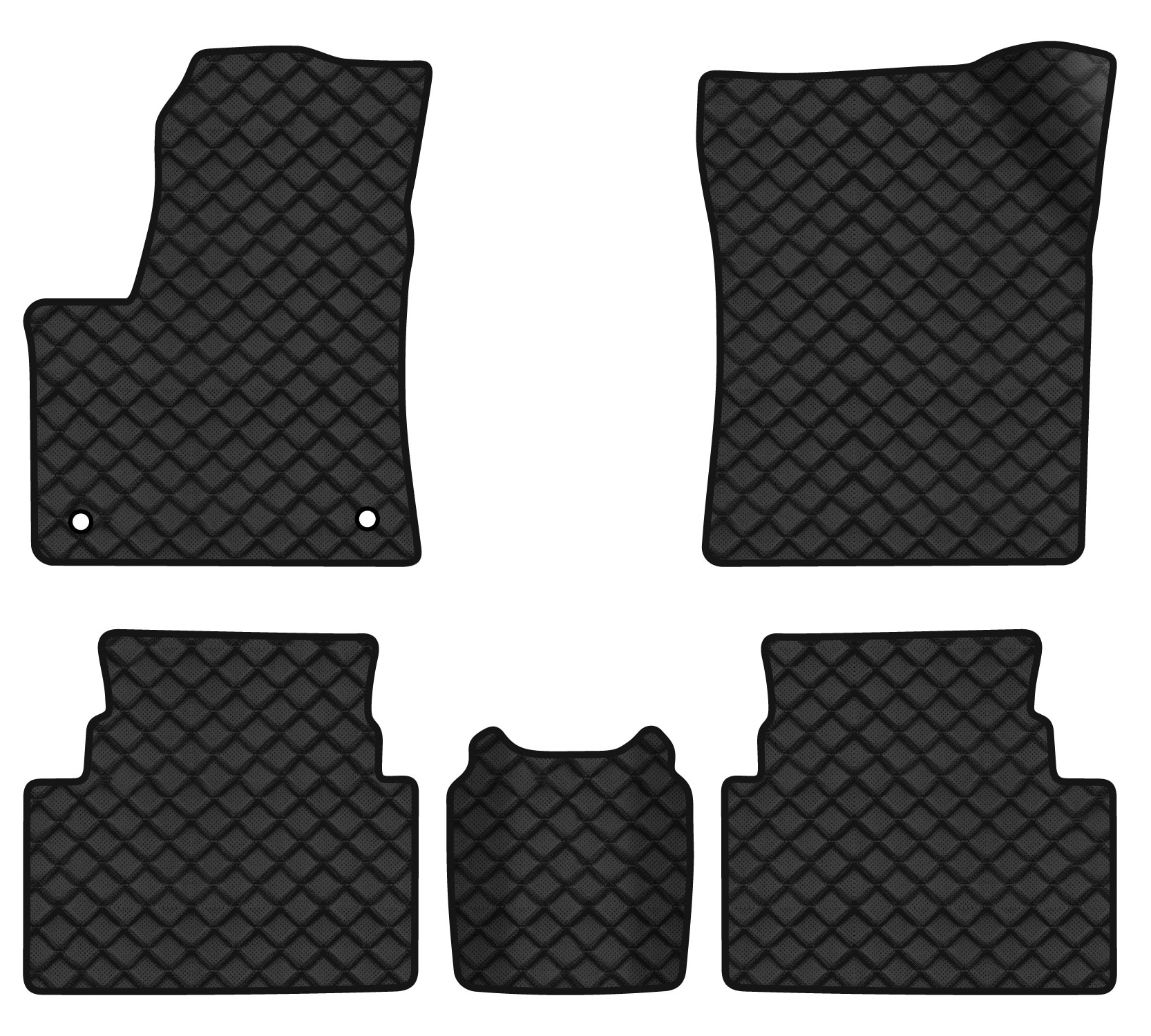 Коврики из экокожи в салон авто EVAtech ECO для C5 Aircross Citroen 2017 1 поколение SUV EU CN1690CB5AV2BBB