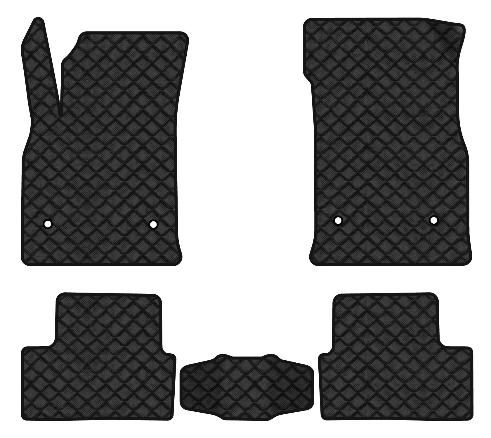 Коврики из экокожи в салон авто EVAtech ECO для Cruze (J300) Chevrolet 2009-2016 2 поколение Sedan EU CT340C5AV4BBB