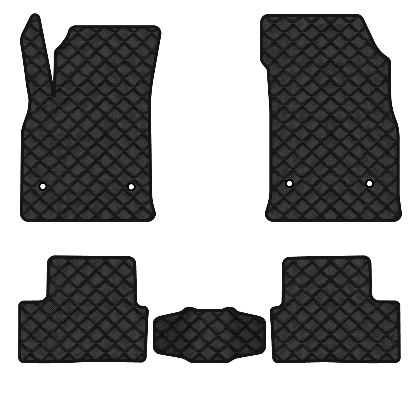 Коврики из экокожи в салон авто EVAtech ECO для Cruze (J300) Chevrolet 2009-2016 2 поколение Sedan EU CT340CV5AV4BBB