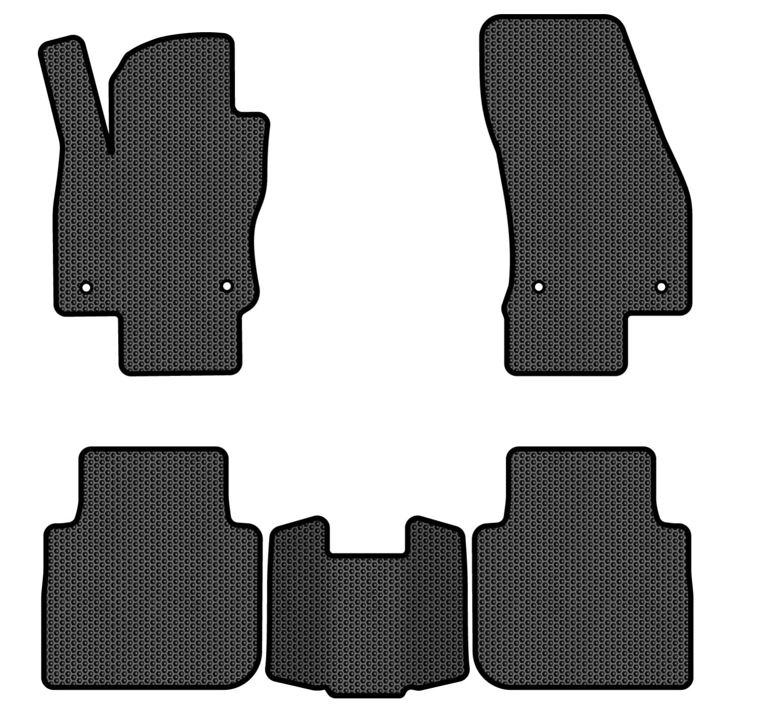 EVA килимки в салон авто EVAtech для Tiguan Allspace 7 seats Volkswagen 2016-2020 1 покоління SUV USA (VW1727CL5AV4SBB)