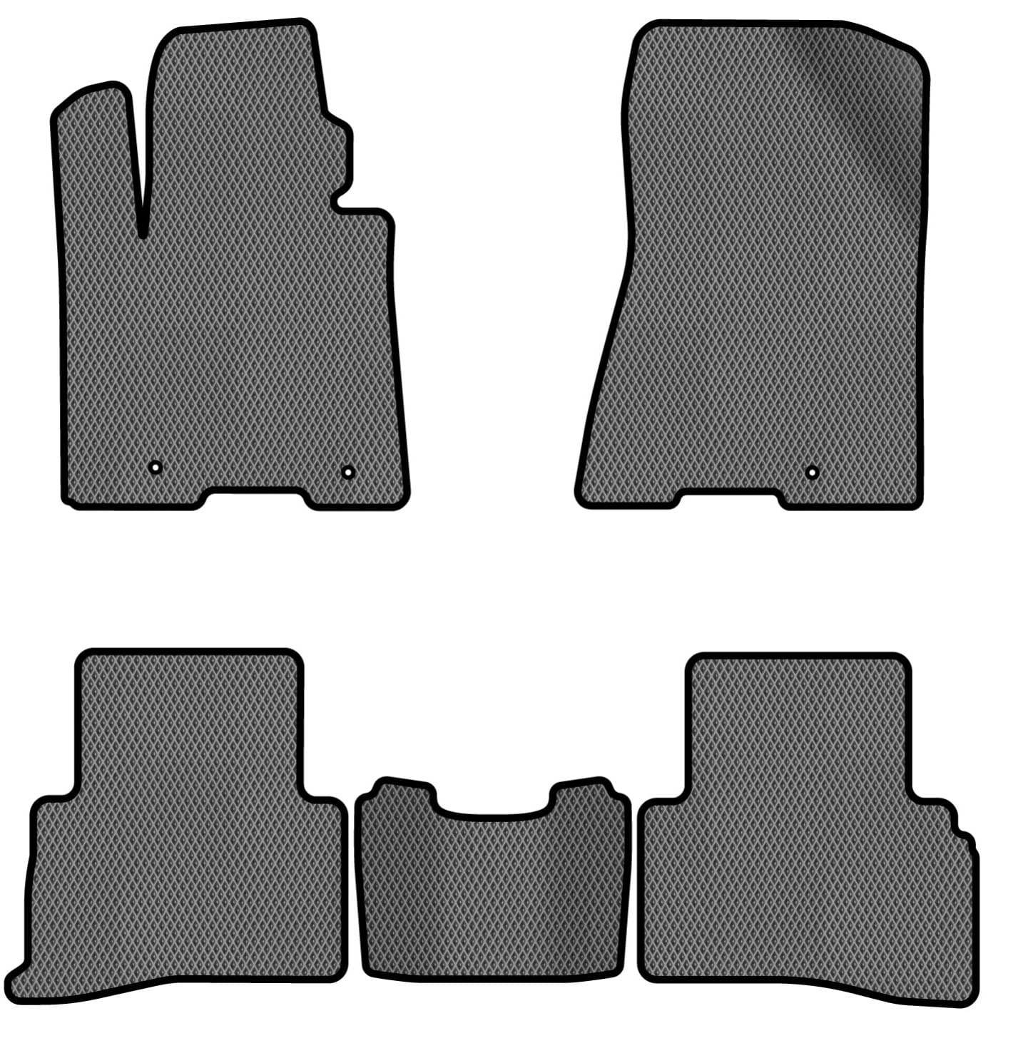 EVA килимки в салон авто EVAtech для Sportage (QL) Kia 2016-2021 4 покоління SUV EU (KI1358C5LA3RGB)