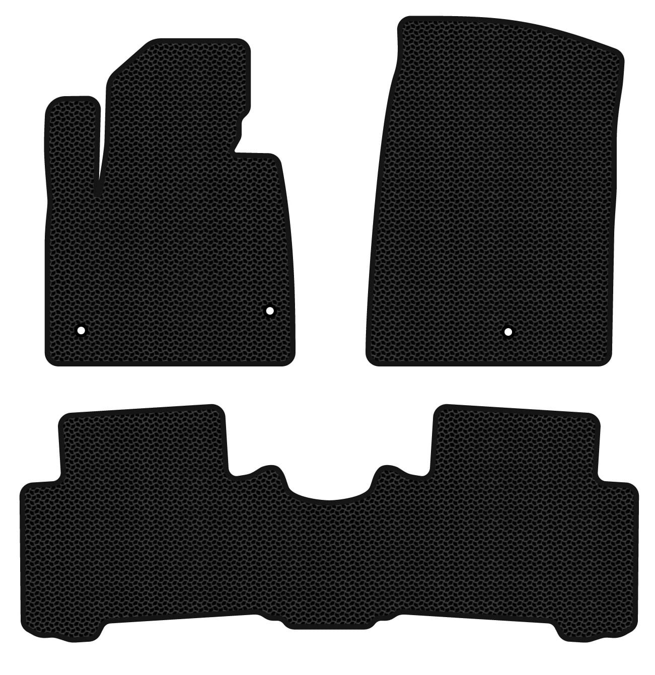 EVA коврики в салон авто EVAtech для Santa FE (DM) 7 seats Hyundai 2012-2017 3 поколение SUV USA HY34472Z3LA3KBB