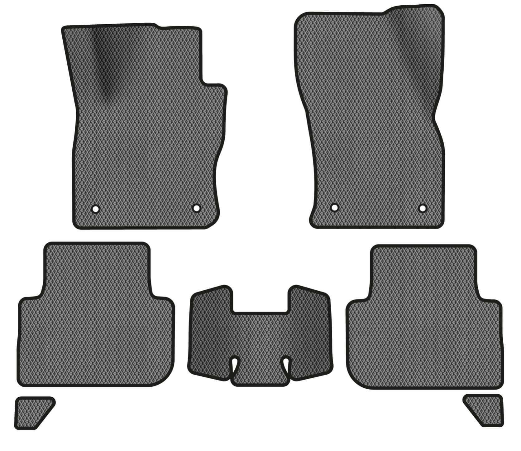 EVA килимки в салон авто EVAtech для Tiguan (Mk 2) Restyling Volkswagen 2020 2 покоління SUV EU (VW41380CO7AV4RGB)