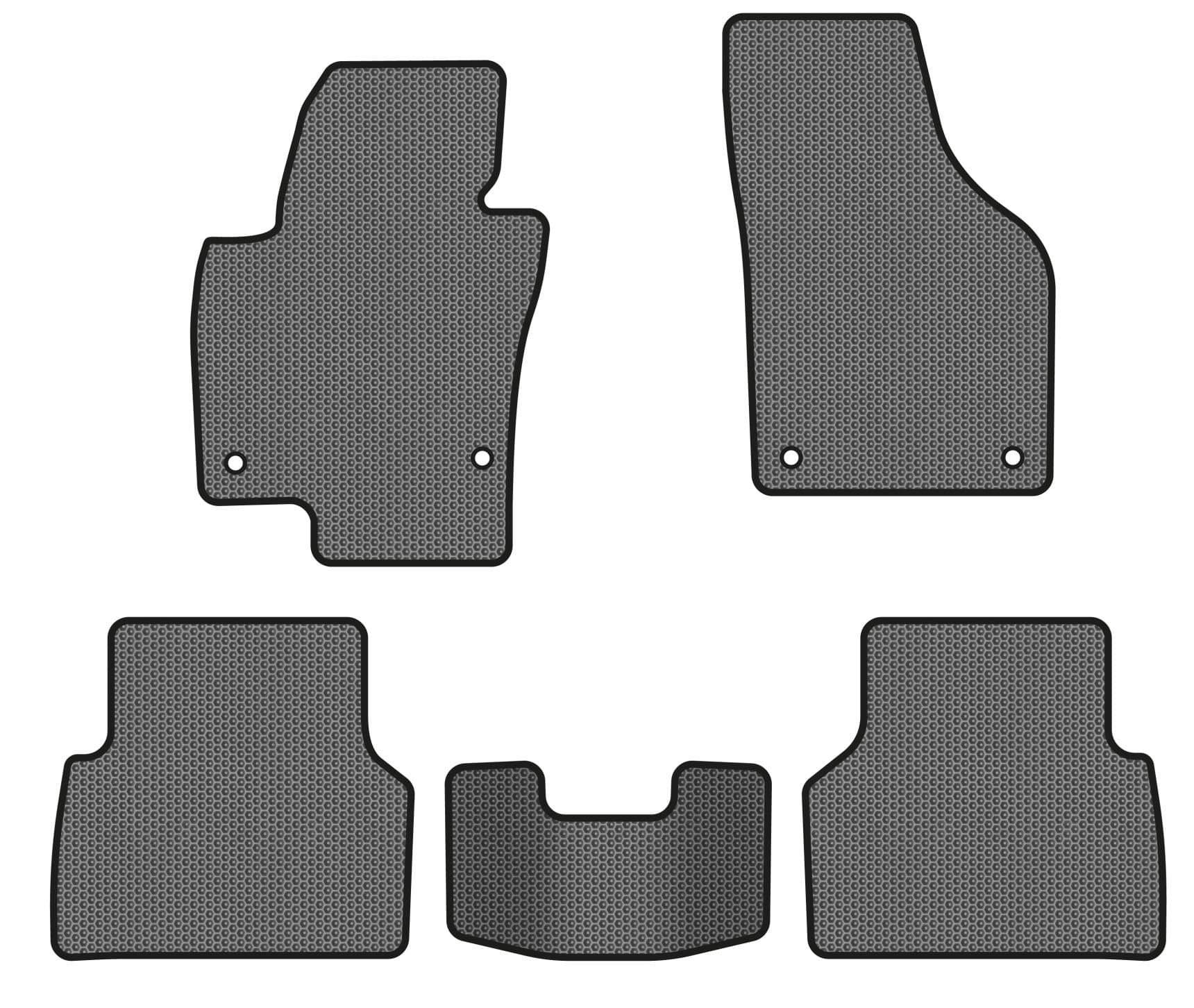 EVA килимки в салон авто EVAtech для Tiguan (NF) AT Volkswagen 2007-2018 1 покоління SUV EU (VW32872CZ5AV4SGB)