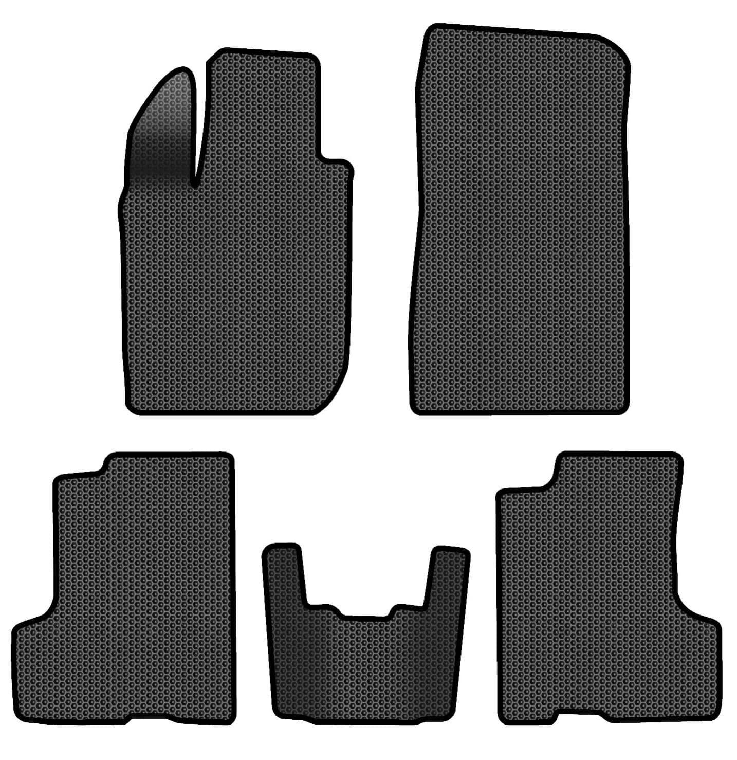 EVA килимки в салон авто EVAtech для Duster (HM) AT Renault 2018 2 покоління SUV EU RT11403C5SBB