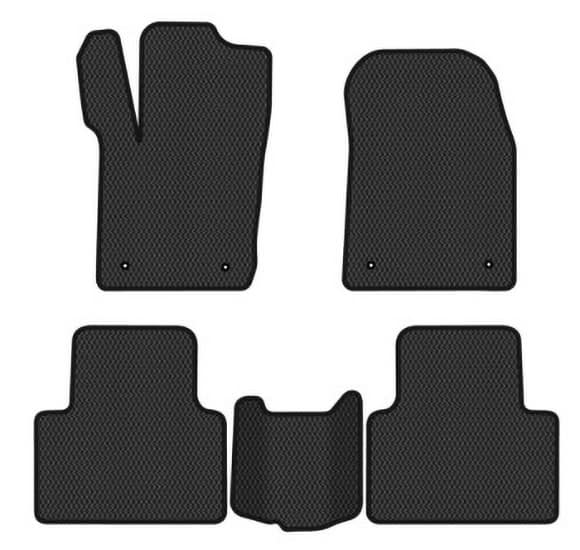 EVA коврики в салон авто EVAtech для Grand Cherokee (WK2) Laredo Restyling Jeep 2013-2021 4 поколение SUV USA JP14075C5LA4RBB