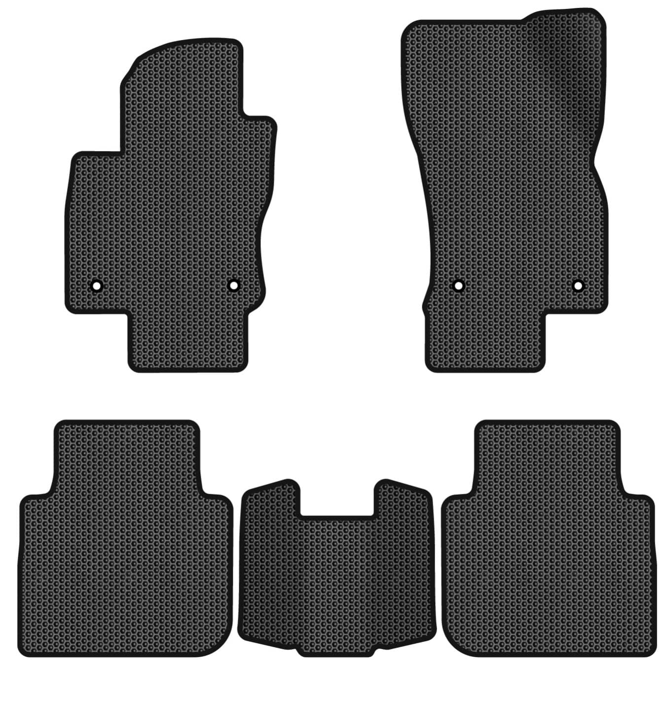 EVA коврики в салон авто EVAtech для Tiguan Allspace 5 seats Volkswagen 2016-2020 1 поколение SUV USA (VW13965CJ5AV4SBB)