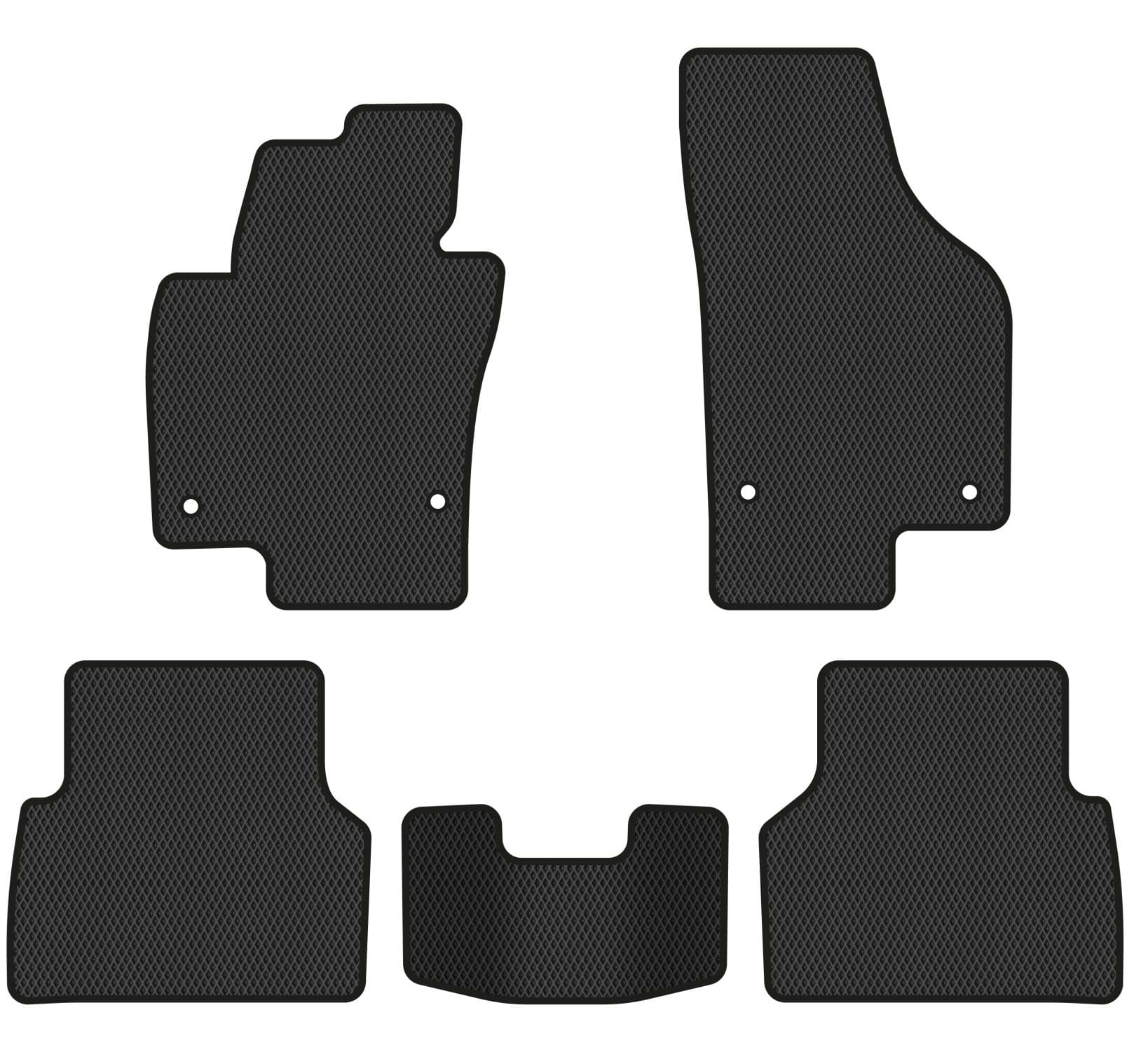 EVA килимки в салон авто EVAtech для Tiguan (NF) MT Volkswagen 2007-2018 1 покоління SUV EU (VW32987CM5AV4RBB)