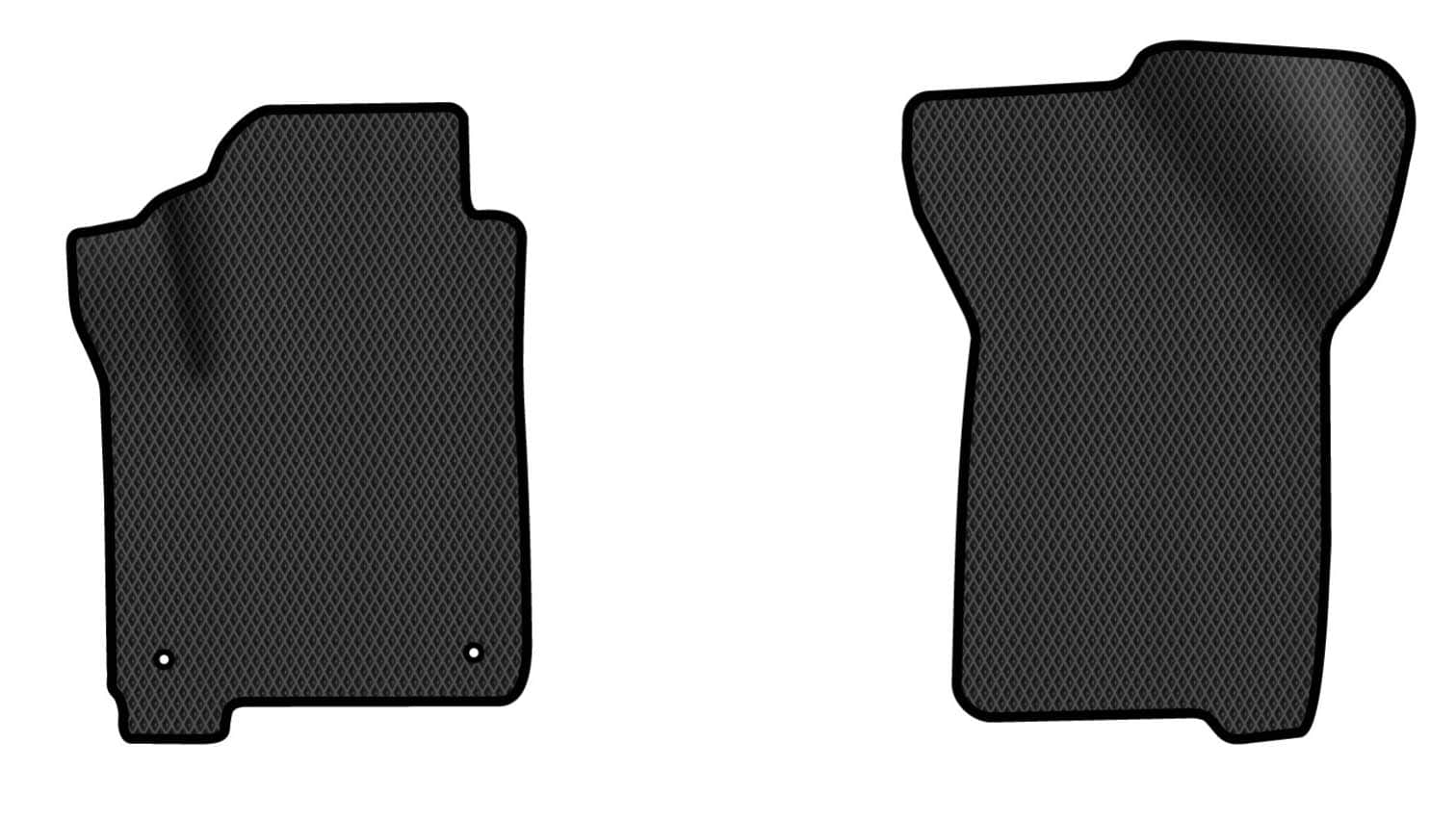 EVA коврики в салон авто передние EVAtech для Journey (2 clips) 6 seats Dodge 2007-2020 1 поколение SUV EU DE13399AD2LA2RBB