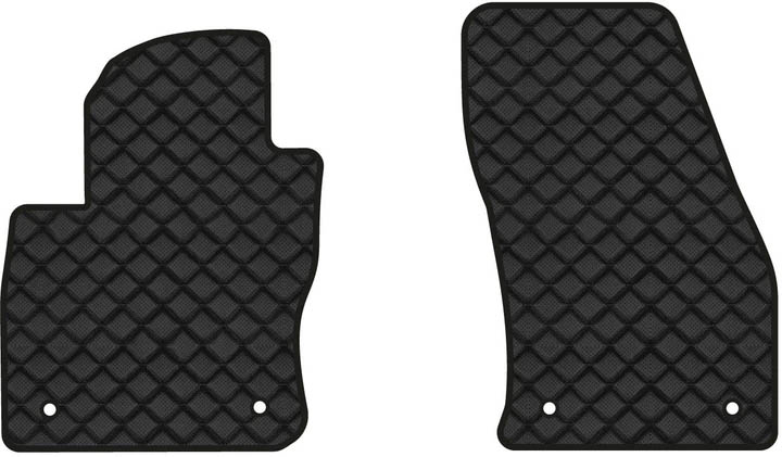 Коврики из экокожи в салон авто передние EVAtech для Tiguan (Mk 2) Restyling Volkswagen 2020 2 поколение SUV EU VW41380AS2AV4BBB