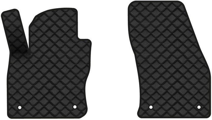 Коврики из экокожи в салон авто передние EVAtech для Tiguan (Mk 2) Restyling Volkswagen 2020 2 поколение SUV EU VW41380AR2AV4BBB