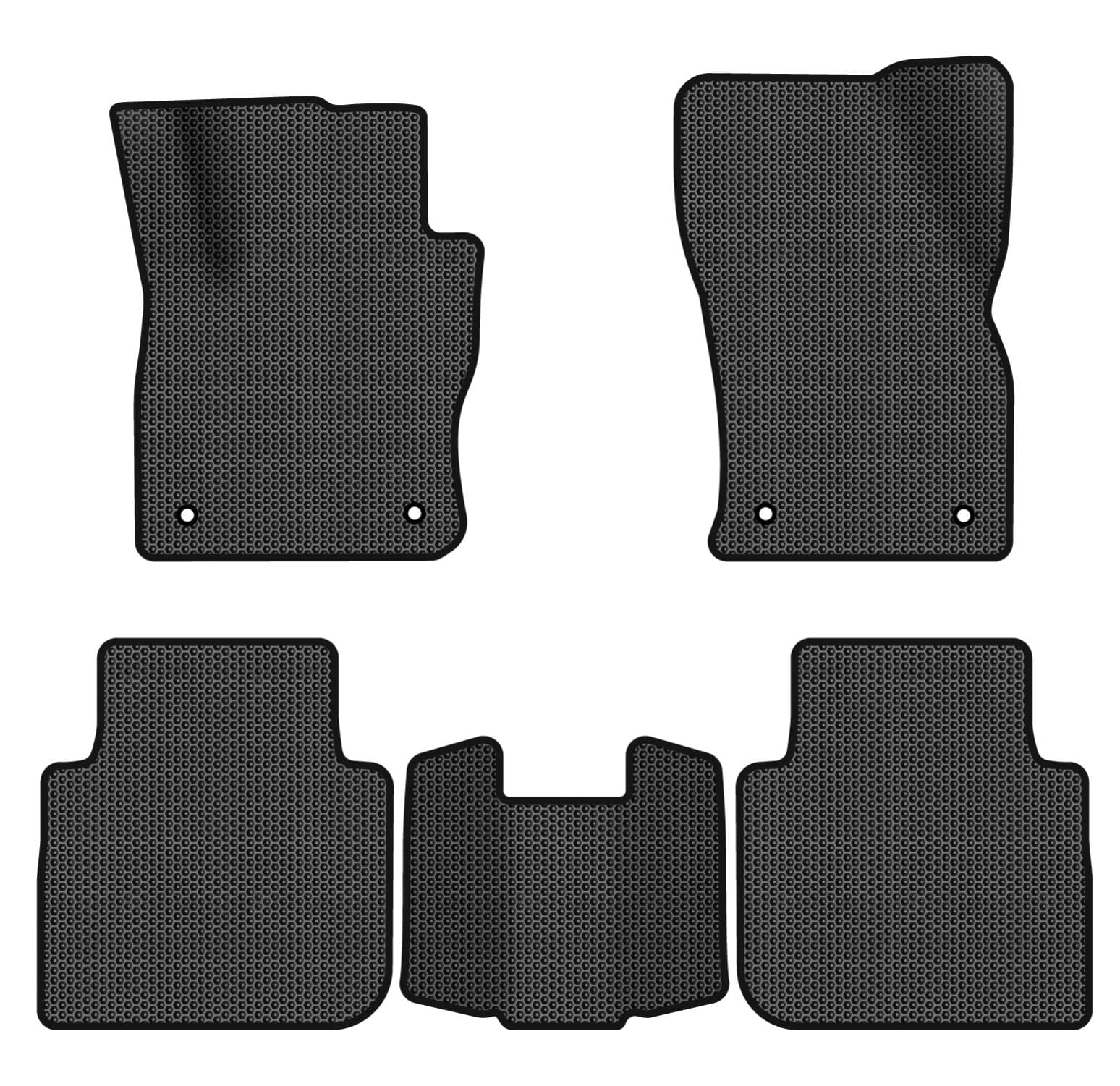 EVA коврики в салон авто EVAtech для Tiguan Allspace 5 seats Volkswagen 2016-2020 1 поколение SUV USA (VW13965CO5AV4SBB)