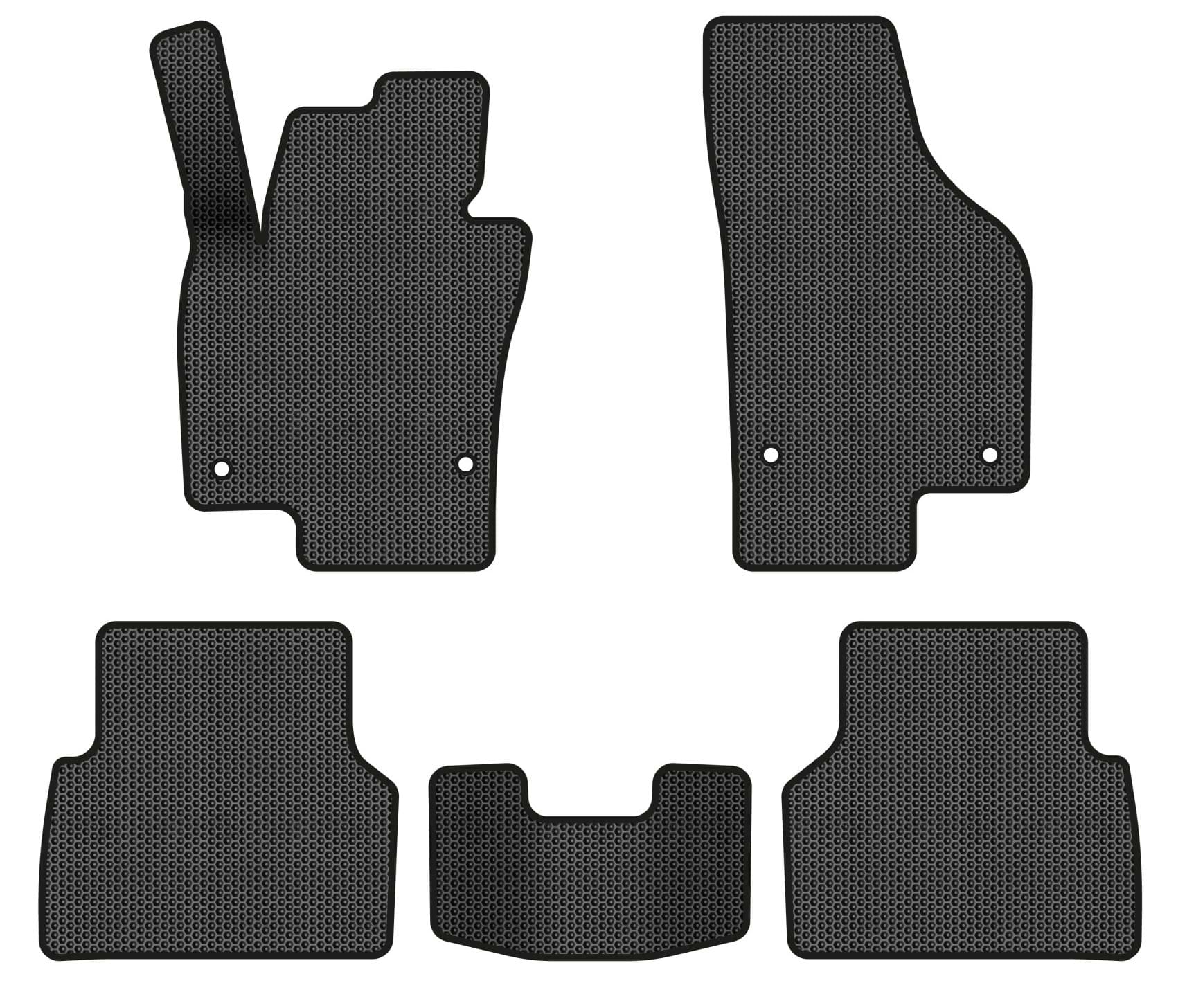 EVA килимки в салон авто EVAtech для Tiguan (NF) MT Volkswagen 2007-2018 1 покоління SUV EU (VW32987CL5AV4SBB)