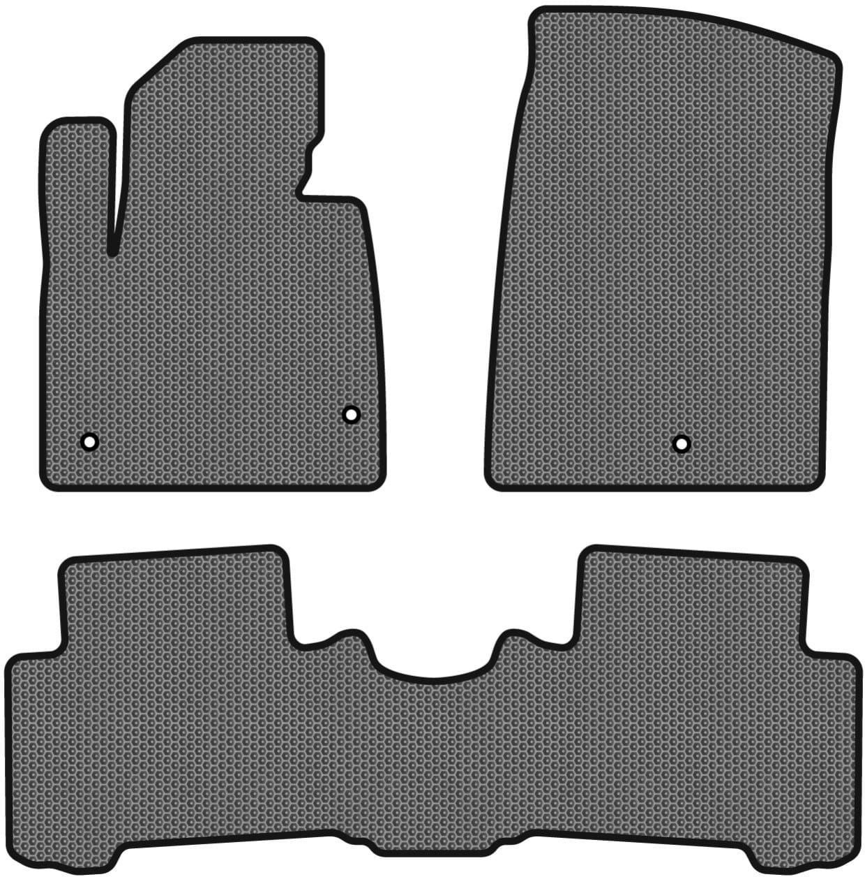 EVA коврики в салон авто EVAtech для Santa FE (DM) 7 seats Hyundai 2012-2017 3 поколение SUV USA HY34472Z3LA3SGB